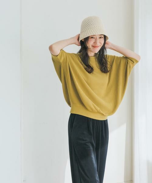 URBAN RESEARCH DOORS / アーバンリサーチ ドアーズ Tシャツ | タックフライスワイドTシャツ | 詳細3