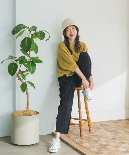 URBAN RESEARCH DOORS / アーバンリサーチ ドアーズ Tシャツ | タックフライスワイドTシャツ | 詳細5