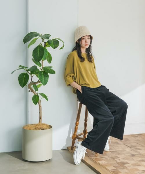 URBAN RESEARCH DOORS / アーバンリサーチ ドアーズ Tシャツ | タックフライスワイドTシャツ | 詳細6