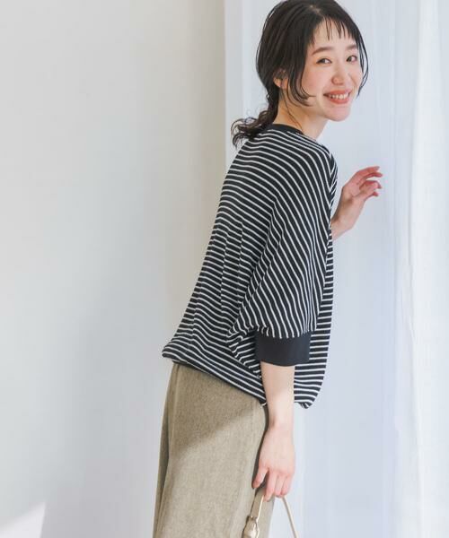 URBAN RESEARCH DOORS / アーバンリサーチ ドアーズ Tシャツ | タックフライスワイドTシャツ | 詳細15