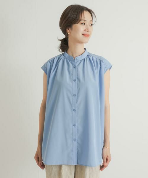 URBAN RESEARCH DOORS / アーバンリサーチ ドアーズ シャツ・ブラウス | レース切替フレンチブラウス | 詳細11