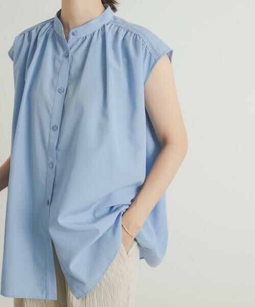 URBAN RESEARCH DOORS / アーバンリサーチ ドアーズ シャツ・ブラウス | レース切替フレンチブラウス | 詳細3