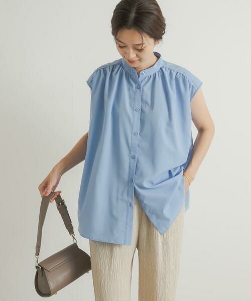 URBAN RESEARCH DOORS / アーバンリサーチ ドアーズ シャツ・ブラウス | レース切替フレンチブラウス | 詳細4