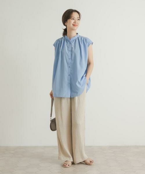 URBAN RESEARCH DOORS / アーバンリサーチ ドアーズ シャツ・ブラウス | レース切替フレンチブラウス | 詳細9