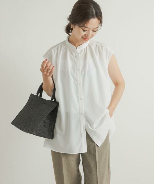 URBAN RESEARCH DOORS / アーバンリサーチ ドアーズ シャツ・ブラウス | レース切替フレンチブラウス | 詳細20