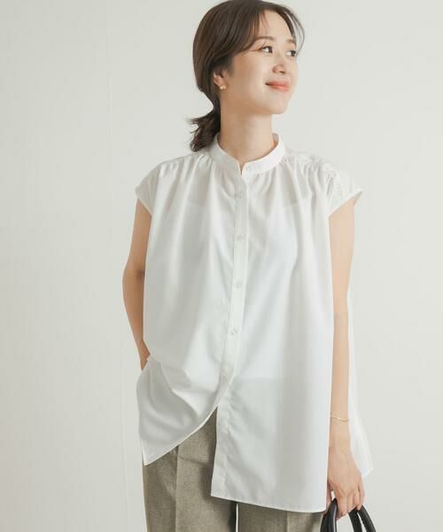 URBAN RESEARCH DOORS / アーバンリサーチ ドアーズ シャツ・ブラウス | レース切替フレンチブラウス | 詳細21