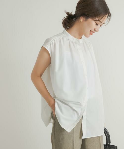 URBAN RESEARCH DOORS / アーバンリサーチ ドアーズ シャツ・ブラウス | レース切替フレンチブラウス | 詳細23