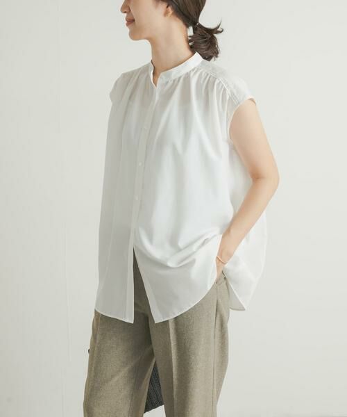 URBAN RESEARCH DOORS / アーバンリサーチ ドアーズ シャツ・ブラウス | レース切替フレンチブラウス | 詳細24