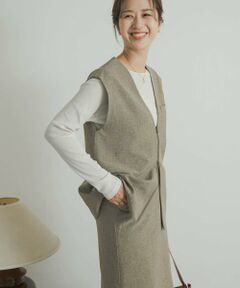 URBAN RESEARCH DOORS / アーバンリサーチ ドアーズ ベスト | 『UR TECH DRYLUXE』フロントZIPベスト