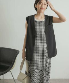 URBAN RESEARCH DOORS / アーバンリサーチ ドアーズ ベスト | 『UR TECH DRYLUXE』フロントZIPベスト