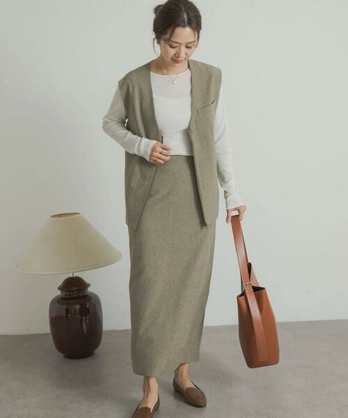 URBAN RESEARCH DOORS / アーバンリサーチ ドアーズ ベスト | 『UR TECH DRYLUXE』フロントZIPベスト | 詳細1