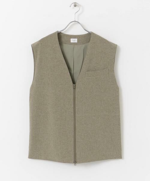 URBAN RESEARCH DOORS / アーバンリサーチ ドアーズ ベスト | 『UR TECH DRYLUXE』フロントZIPベスト | 詳細14