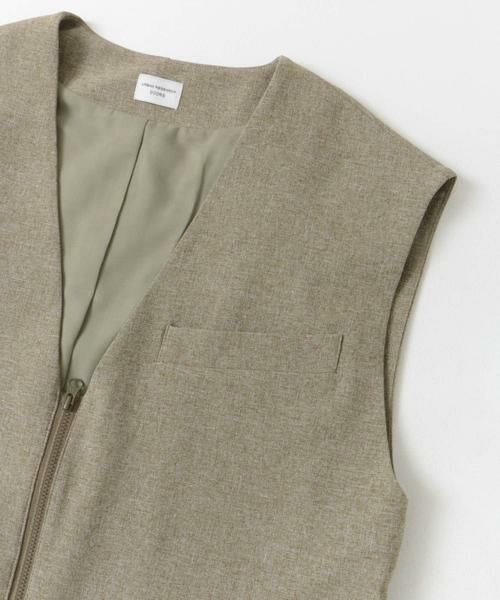 URBAN RESEARCH DOORS / アーバンリサーチ ドアーズ ベスト | 『UR TECH DRYLUXE』フロントZIPベスト | 詳細15