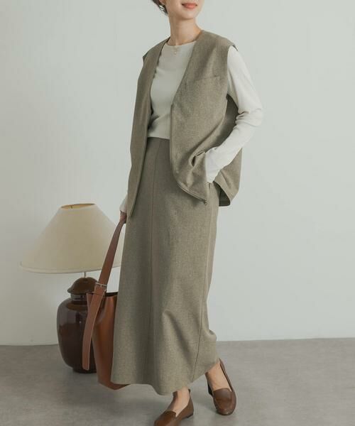 URBAN RESEARCH DOORS / アーバンリサーチ ドアーズ ベスト | 『UR TECH DRYLUXE』フロントZIPベスト | 詳細2