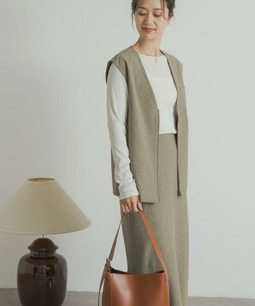 URBAN RESEARCH DOORS / アーバンリサーチ ドアーズ ベスト | 『UR TECH DRYLUXE』フロントZIPベスト | 詳細3