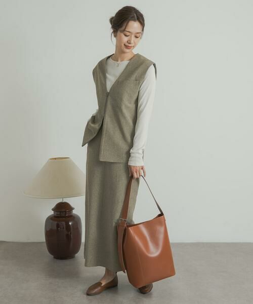 URBAN RESEARCH DOORS / アーバンリサーチ ドアーズ ベスト | 『UR TECH DRYLUXE』フロントZIPベスト | 詳細5