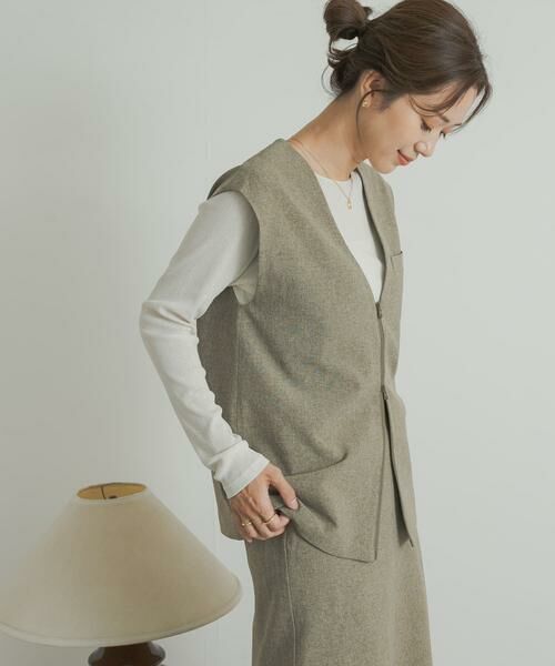 URBAN RESEARCH DOORS / アーバンリサーチ ドアーズ ベスト | 『UR TECH DRYLUXE』フロントZIPベスト | 詳細8