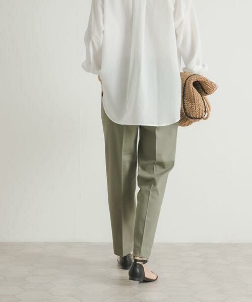 URBAN RESEARCH DOORS / アーバンリサーチ ドアーズ その他パンツ | リネン混テーパードイージーパンツ | 詳細10