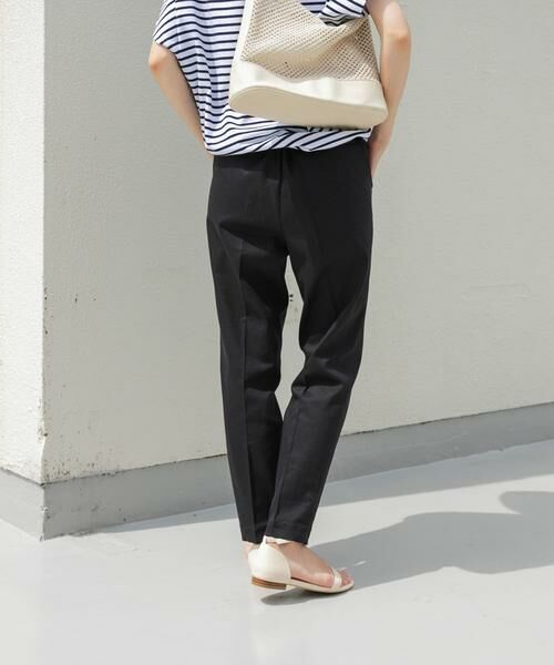 URBAN RESEARCH DOORS / アーバンリサーチ ドアーズ その他パンツ | リネン混テーパードイージーパンツ | 詳細29