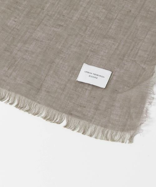 URBAN RESEARCH DOORS / アーバンリサーチ ドアーズ マフラー・ショール・スヌード・ストール | UVコットンリネンストール | 詳細4