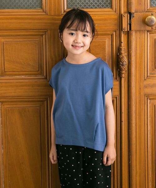 URBAN RESEARCH DOORS/アーバンリサーチ ドアーズ 『親子リンク』フレンチタックプルオーバー(KIDS) ブルー 120
