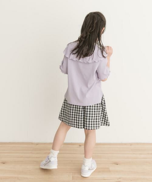 URBAN RESEARCH DOORS / アーバンリサーチ ドアーズ トップス | メローフリルリブTシャツ(KIDS) | 詳細11