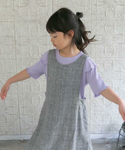 URBAN RESEARCH DOORS / アーバンリサーチ ドアーズ トップス | メローフリルリブTシャツ(KIDS) | 詳細18