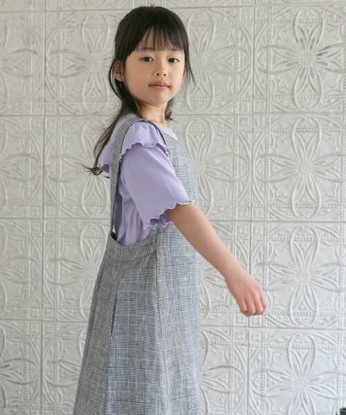 URBAN RESEARCH DOORS / アーバンリサーチ ドアーズ トップス | メローフリルリブTシャツ(KIDS) | 詳細20