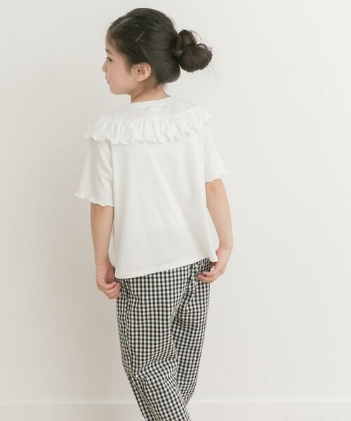 URBAN RESEARCH DOORS / アーバンリサーチ ドアーズ トップス | メローフリルリブTシャツ(KIDS) | 詳細26