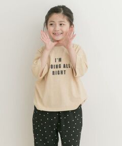 URBAN RESEARCH DOORS / アーバンリサーチ ドアーズ トップス | 製品染めフロッキープリントロゴTシャツ(KIDS)