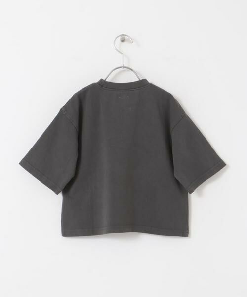 URBAN RESEARCH DOORS / アーバンリサーチ ドアーズ トップス | 製品染めフロッキープリントロゴTシャツ(KIDS) | 詳細13
