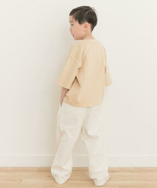 URBAN RESEARCH DOORS / アーバンリサーチ ドアーズ トップス | 製品染めフロッキープリントロゴTシャツ(KIDS) | 詳細29