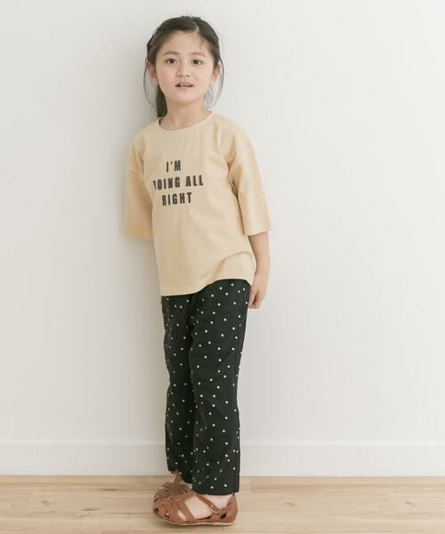 URBAN RESEARCH DOORS / アーバンリサーチ ドアーズ トップス | 製品染めフロッキープリントロゴTシャツ(KIDS) | 詳細22