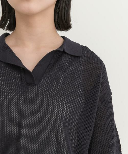 URBAN RESEARCH DOORS / アーバンリサーチ ドアーズ ニット・セーター | クロップドメッシュシャツ(KIDS) | 詳細7