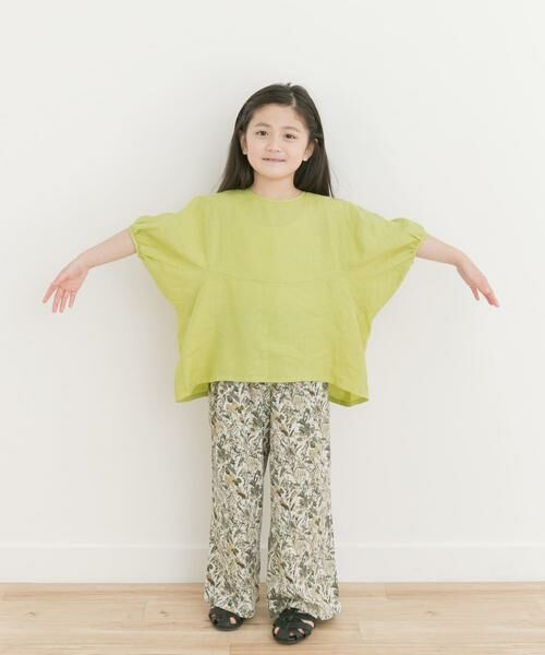 URBAN RESEARCH DOORS / アーバンリサーチ ドアーズ トップス | 『親子リンク』リネンバルーンスリーブブラウス(KIDS) | 詳細10