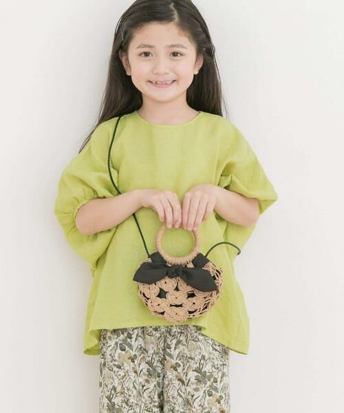 URBAN RESEARCH DOORS / アーバンリサーチ ドアーズ トップス | 『親子リンク』リネンバルーンスリーブブラウス(KIDS) | 詳細4