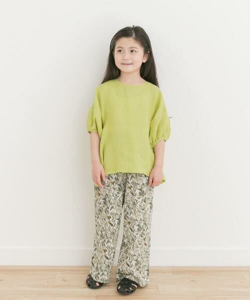 URBAN RESEARCH DOORS / アーバンリサーチ ドアーズ トップス | 『親子リンク』リネンバルーンスリーブブラウス(KIDS) | 詳細9