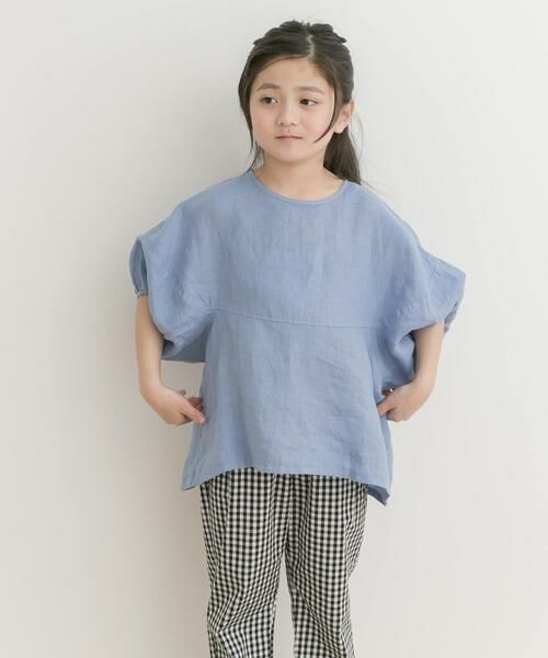 URBAN RESEARCH DOORS / アーバンリサーチ ドアーズ トップス | 『親子リンク』リネンバルーンスリーブブラウス(KIDS) | 詳細17
