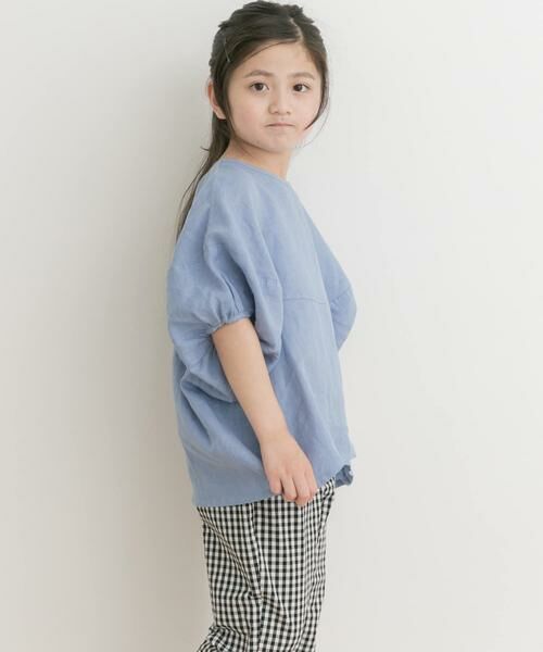 URBAN RESEARCH DOORS / アーバンリサーチ ドアーズ トップス | 『親子リンク』リネンバルーンスリーブブラウス(KIDS) | 詳細18
