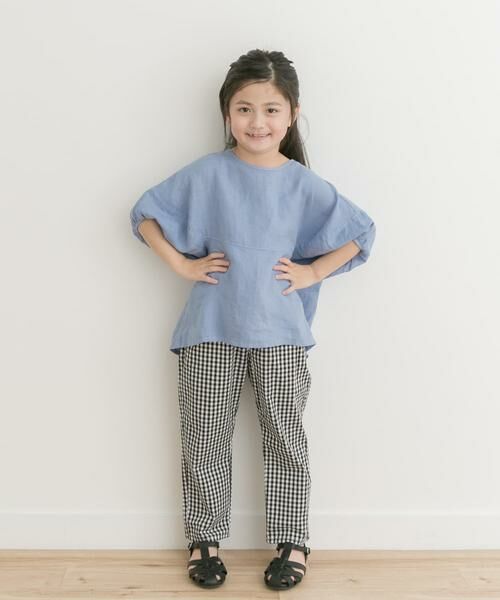 URBAN RESEARCH DOORS / アーバンリサーチ ドアーズ トップス | 『親子リンク』リネンバルーンスリーブブラウス(KIDS) | 詳細19