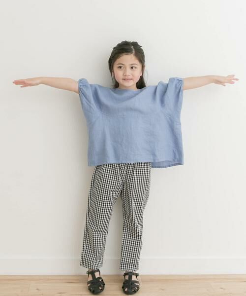 URBAN RESEARCH DOORS / アーバンリサーチ ドアーズ トップス | 『親子リンク』リネンバルーンスリーブブラウス(KIDS) | 詳細20