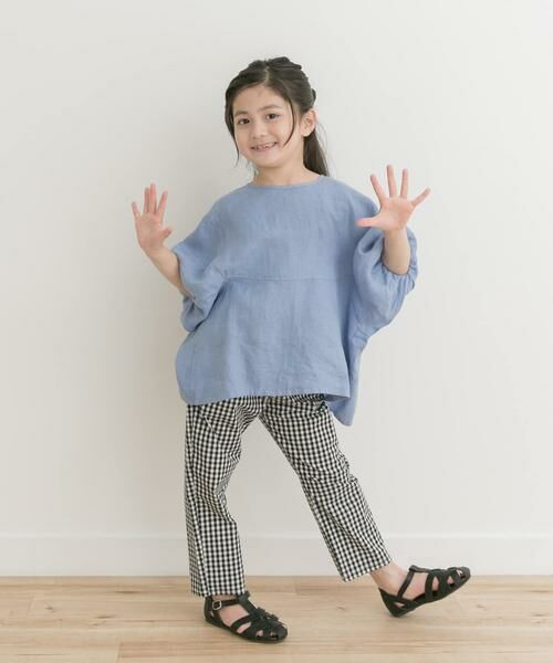 URBAN RESEARCH DOORS / アーバンリサーチ ドアーズ トップス | 『親子リンク』リネンバルーンスリーブブラウス(KIDS) | 詳細21