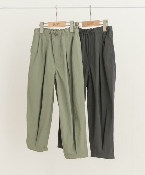 URBAN RESEARCH DOORS / アーバンリサーチ ドアーズ パンツ | 撥水タックワイドパンツ(KIDS) | 詳細13