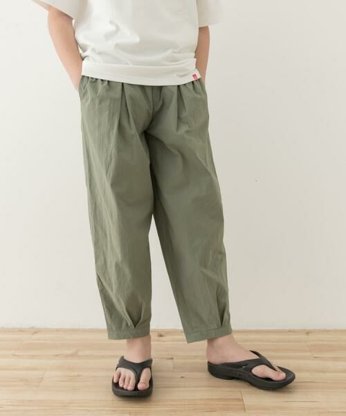 URBAN RESEARCH DOORS / アーバンリサーチ ドアーズ パンツ | 撥水タックワイドパンツ(KIDS) | 詳細3