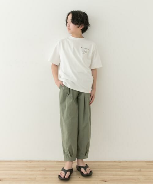 URBAN RESEARCH DOORS / アーバンリサーチ ドアーズ パンツ | 撥水タックワイドパンツ(KIDS) | 詳細5