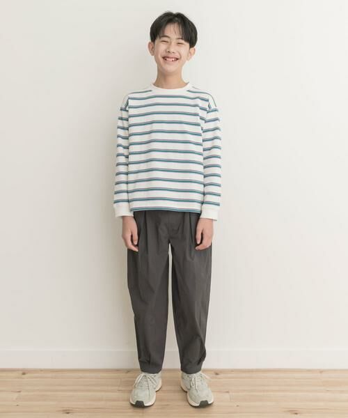 URBAN RESEARCH DOORS / アーバンリサーチ ドアーズ パンツ | 撥水タックワイドパンツ(KIDS) | 詳細27