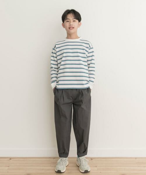 URBAN RESEARCH DOORS / アーバンリサーチ ドアーズ パンツ | 撥水タックワイドパンツ(KIDS) | 詳細28