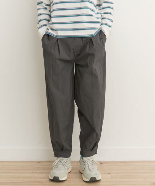 URBAN RESEARCH DOORS / アーバンリサーチ ドアーズ パンツ | 撥水タックワイドパンツ(KIDS) | 詳細23