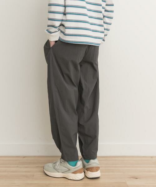 URBAN RESEARCH DOORS / アーバンリサーチ ドアーズ パンツ | 撥水タックワイドパンツ(KIDS) | 詳細25