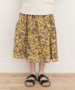 URBAN RESEARCH DOORS / アーバンリサーチ ドアーズ パンツ | 『親子リンク』オリエンタルプリントギャザースカート(KIDS)